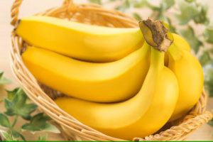 Gebakken banaan uit de oven